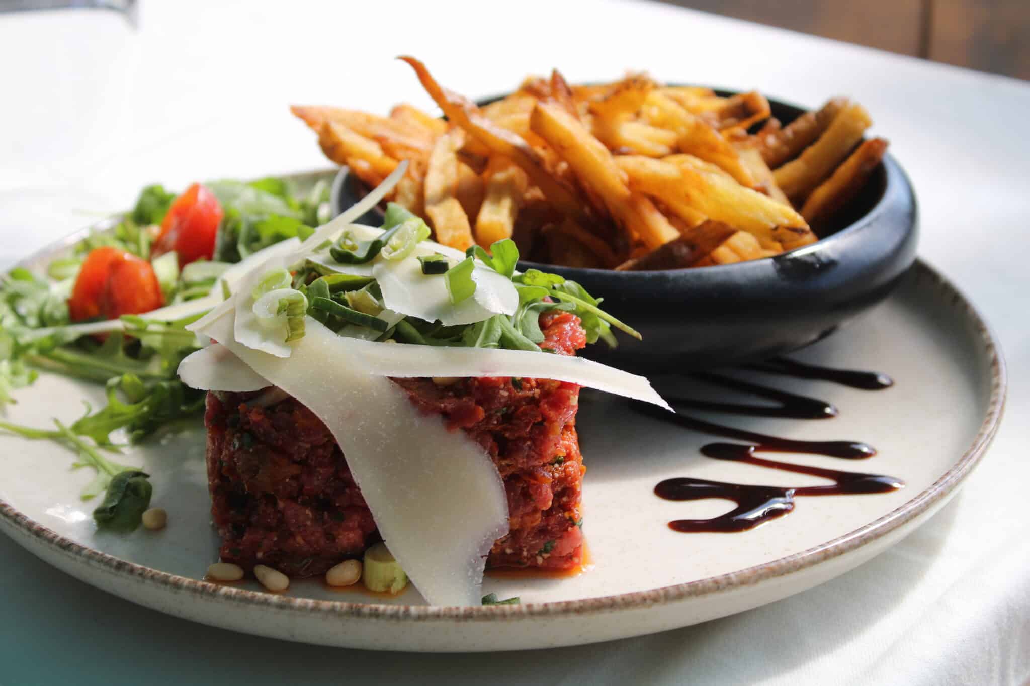 Tartare snacké du Restaurant du Lac